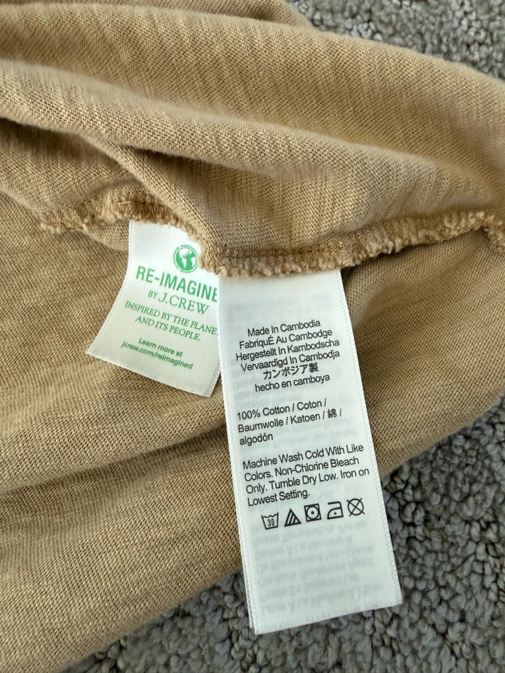 J.Crew Swingy Mini Tank Dress in Desert Sand